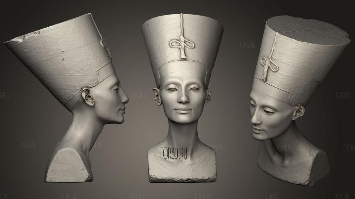 Buste De Nefertiti 3d stl модель для ЧПУ
